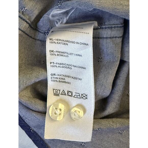 Men’s Original Penguin Short Sleeve Button Down Shirt with Chest Pocket, XXL - Picture 4 of 4